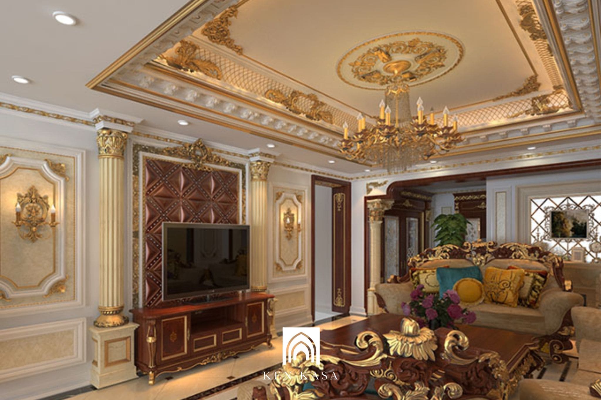 mẫu ph&agrave;o chỉ trong kh&aacute;ch sạn t&acirc;n cổ điển